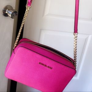 Michael Kors Jet Set Saffiano Leather Crossbody